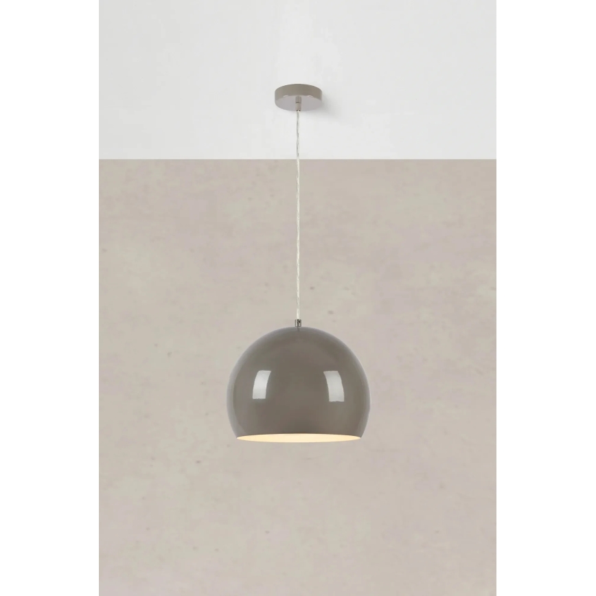 Markslöjd 108986 - Κρεμαστό φωτιστικό POP με καλώδιο 1xE27/40W/230V, διάμ. 28 εκ., γκρι