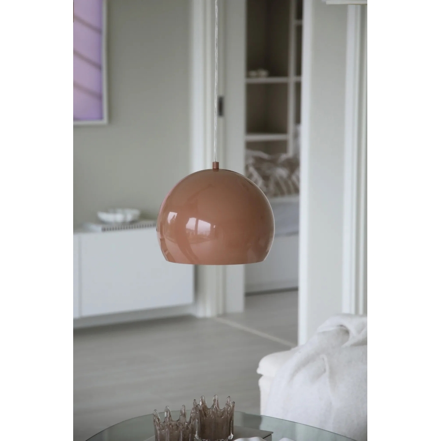 Markslöjd 108987 - Κρεμαστό φωτιστικό με καλώδιο POP 1xE27/40W/230V διάμ. 28 εκ. καφέ