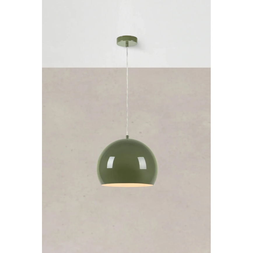 Markslöjd 108988 - Κρεμαστό φωτιστικό με καλώδιο POP 1xE27/40W/230V Ø 28 cm πράσινο