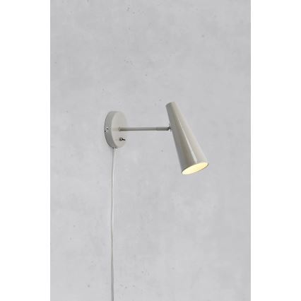 Markslöjd 108992 - Απλίκα PEAK 1xE14/40W/230V γκρι