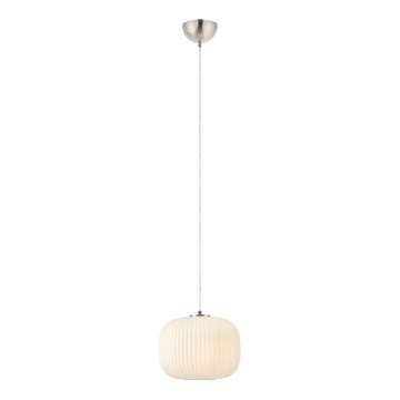 Markslöjd 109008 - Κρεμαστό φωτιστικό με καλώδιο SOBER 1xE27/40W/230V Ø 25 εκ. ματ χρώμιο