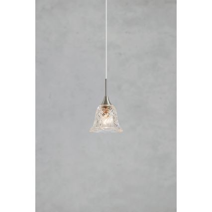 Markslöjd 109012 - Κρεμαστό φωτιστικό σε καλώδιο LUNA 1xE14/40W/230V ματ χρώμιο