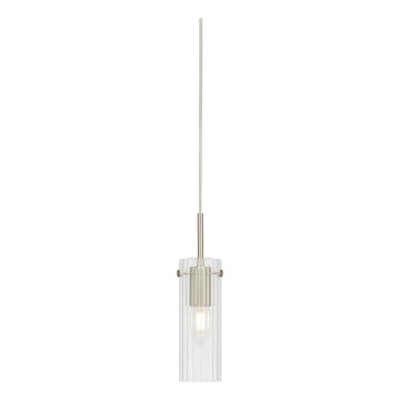 Markslöjd 109013 - Κρεμαστό φωτιστικό σε καλώδιο TIBIA 1xE14/40W/230V διάφανο/ορείχαλκος