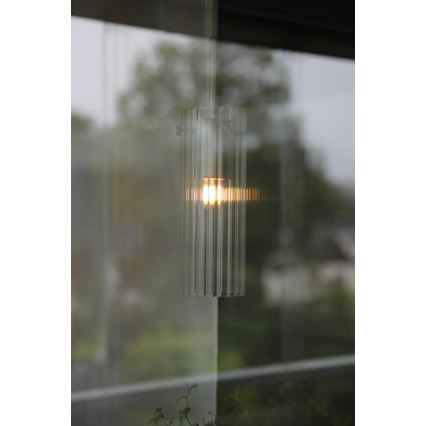 Markslöjd 109013 - Κρεμαστό φωτιστικό σε καλώδιο TIBIA 1xE14/40W/230V διάφανο/ορείχαλκος