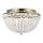 Markslöjd 109031 - Φωτιστικό οροφής μπάνιου ESTELLE 3xG9/20W/230V διάμ. 30 cm IP44 από ορείχαλκο