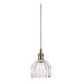 Markslöjd 109136 - Κρεμαστό φωτιστικό με καλώδιο GOTA 1xE14/40W/230V Ø 13 εκ. μπρούτζινο/διάφανο