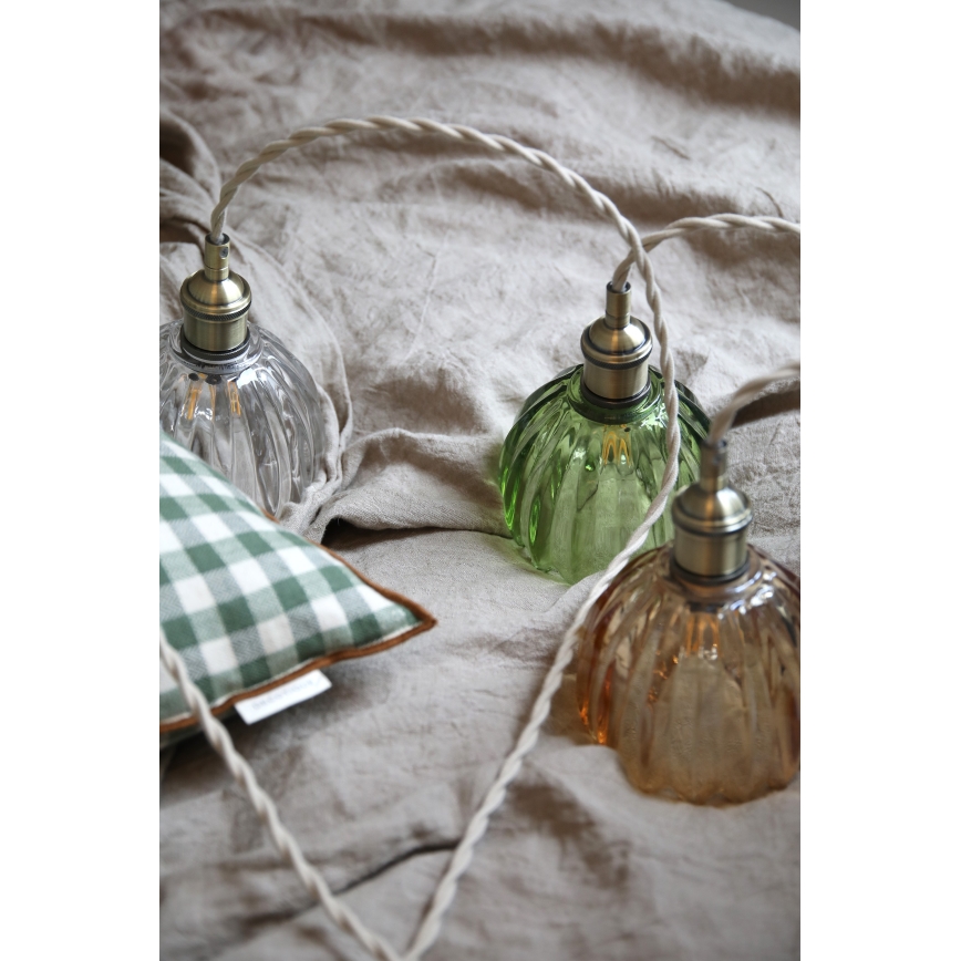 Markslöjd 109136 - Κρεμαστό φωτιστικό με καλώδιο GOTA 1xE14/40W/230V ορείχαλκος/διάφανο