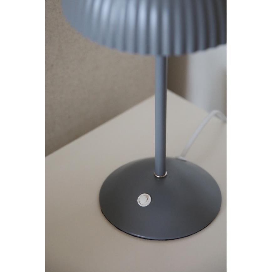 Markslöjd 109139 - Επιτραπέζιο φωτιστικό ZIN 2xG9/20W/230V γκρίζο