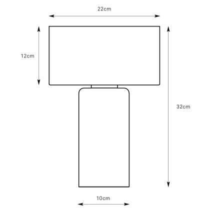 Markslöjd 109144 - Επιτραπέζιο φωτιστικό CORIN 1xE27/60W/230V σε γυαλιστερό χρώμιο