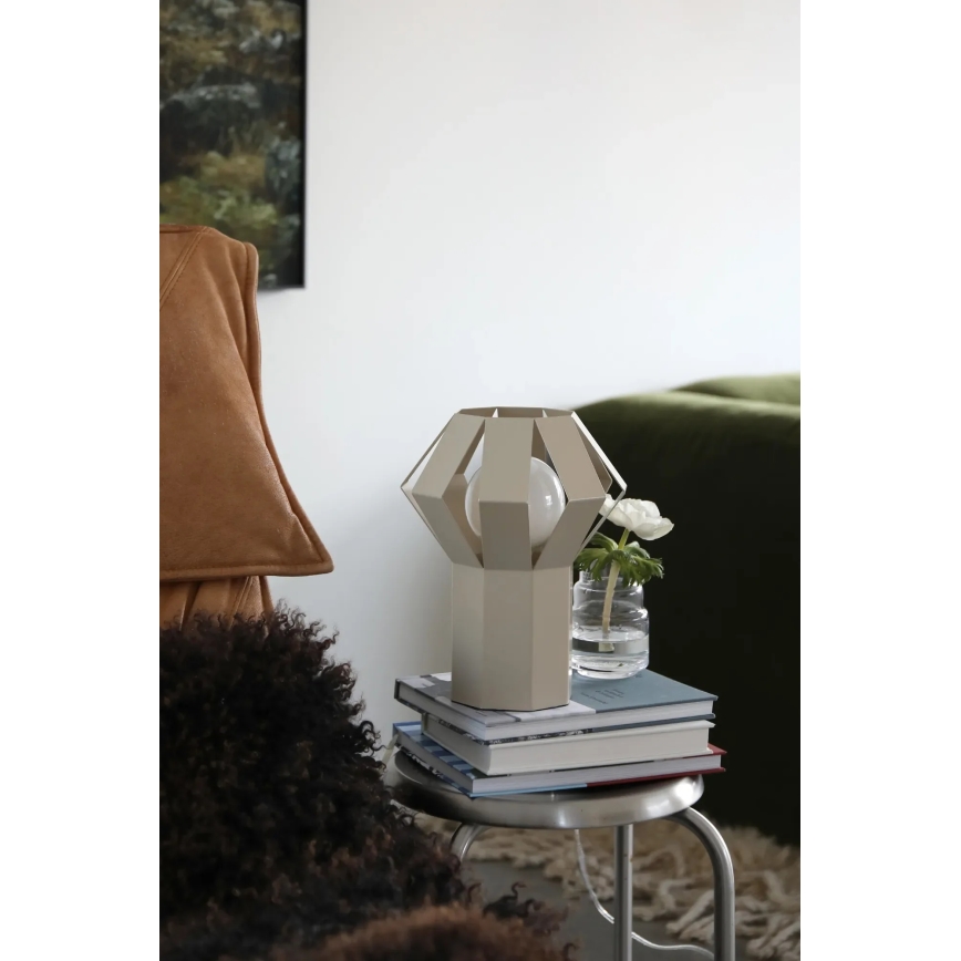 Markslöjd 109147 - Επιτραπέζιο φωτιστικό OCTA 1xE27/60W/230V κρεμ
