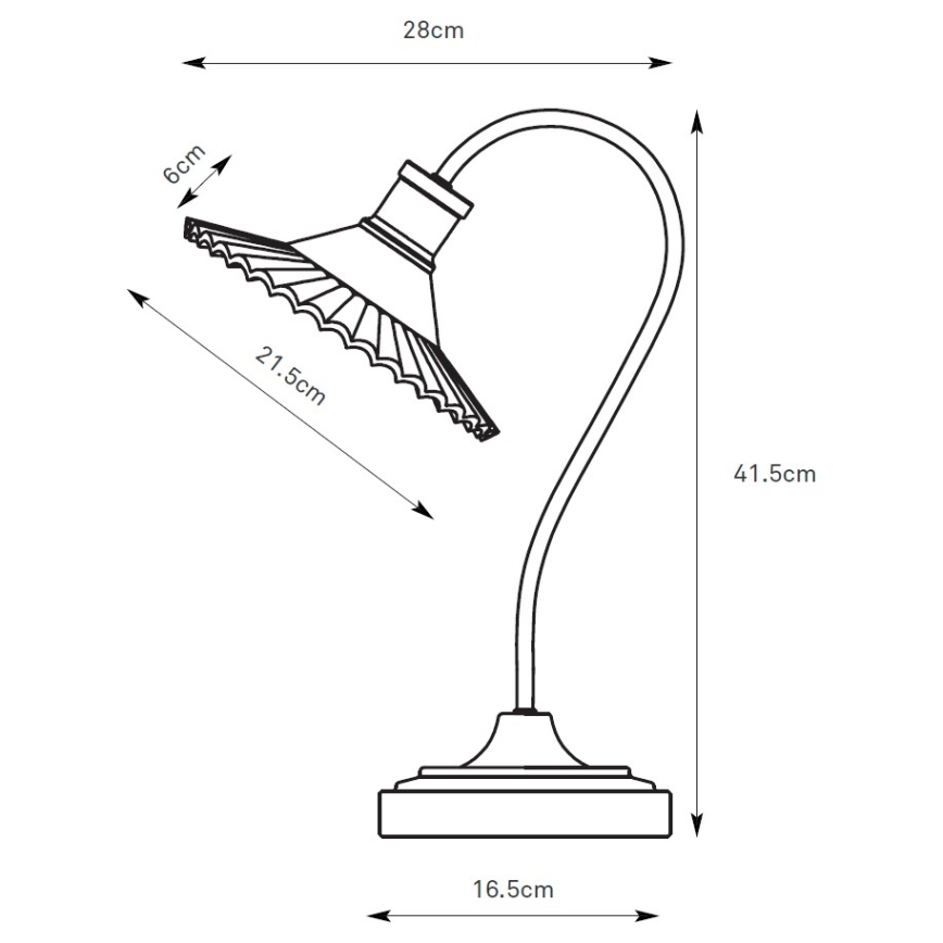 Markslöjd 109151 - Επιτραπέζιο φωτιστικό NOVIA 1xE27/60W/230V μαύρο/καπνιστό γκρι