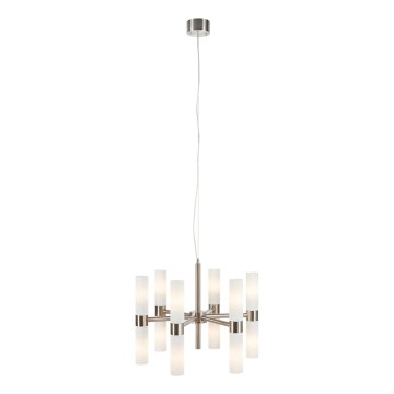 Markslöjd 109154 - Κρεμαστός πολυέλαιος ELARA 12xE14/40W/230V Ø 60 εκ. ματ χρώμιο