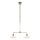 Markslöjd 109160 - Φωτιστικό οροφής σε ράβδο VELA 2xE27/60W/230V λευκό/ορείχαλκος