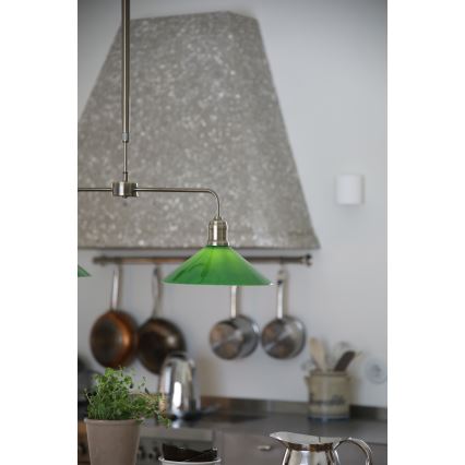 Markslöjd 109161 - Φωτιστικό οροφής με ράβδο VELA 2xE27/60W/230V πράσινο/μπρούτζινο
