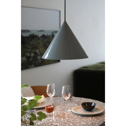 Markslöjd 109162 - Κρεμαστό φωτιστικό με καλώδιο TIP 1xE27/60W/230V Ø 37,5 εκ. γκρι
