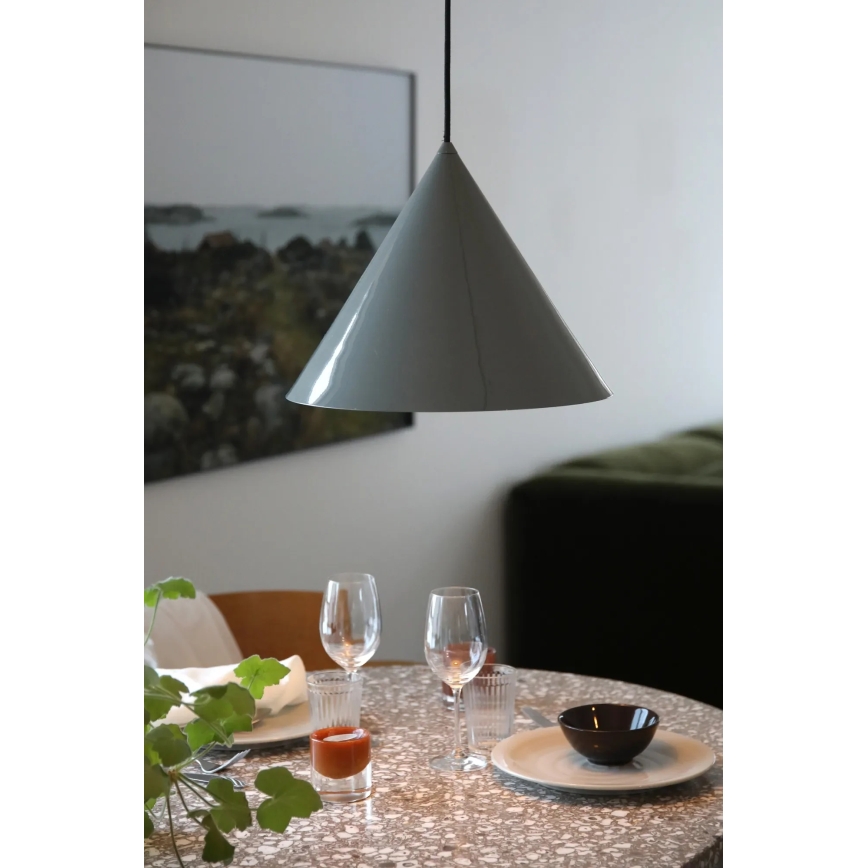 Markslöjd 109162 - Κρεμαστό φωτιστικό με καλώδιο TIP 1xE27/60W/230V Ø 37,5 εκ. γκρι