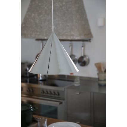 Markslöjd 109163 - Κρεμαστό φωτιστικό με καλώδιο TIP 1xE27/60W/230V διάμ. 37,5 cm γυαλιστερό χρώμιο