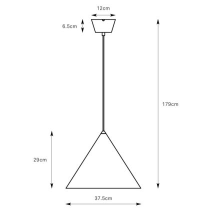 Markslöjd 109163 - Κρεμαστό φωτιστικό με καλώδιο TIP 1xE27/60W/230V διάμ. 37,5 cm γυαλιστερό χρώμιο