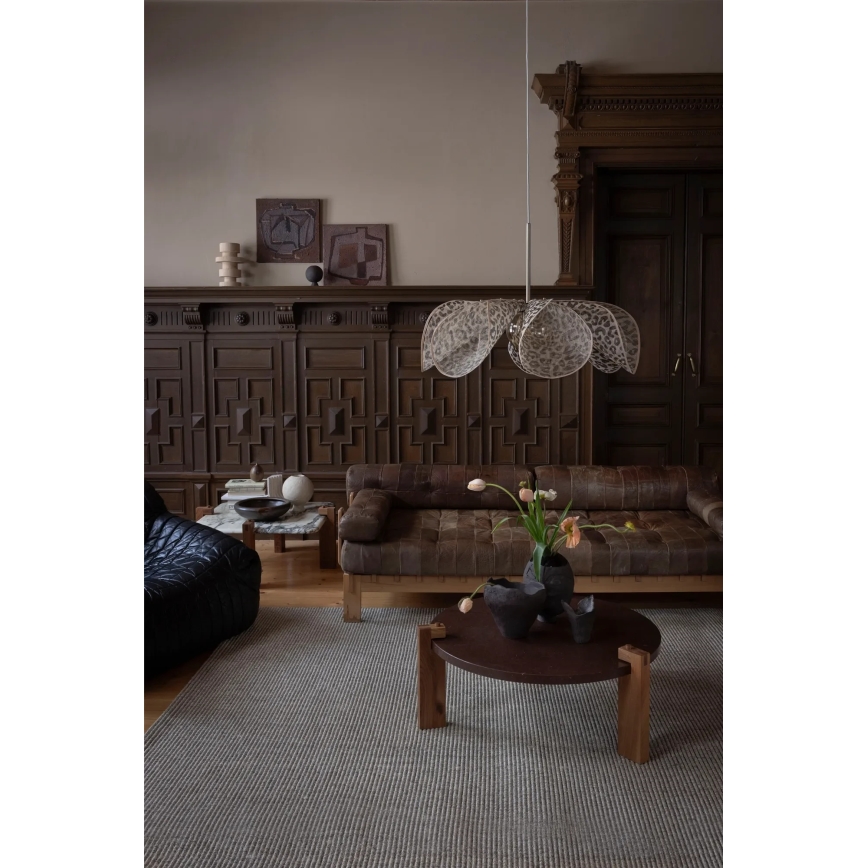 Markslöjd 109170 - Κρεμαστό φωτιστικό με καλώδιο STYRKA 1xE27/40W/230V Ø 75 εκ. μπεζ