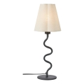 Markslöjd 109171 - Επιτραπέζιο φωτιστικό VEYA 1xE14/40W/230V λινό/μαύρο
