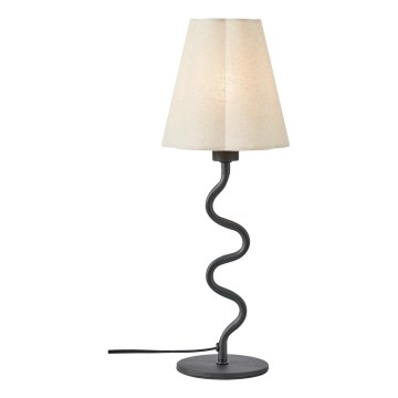 Markslöjd 109171 - Επιτραπέζιο φωτιστικό VEYA 1xE14/40W/230V λινό/μαύρο