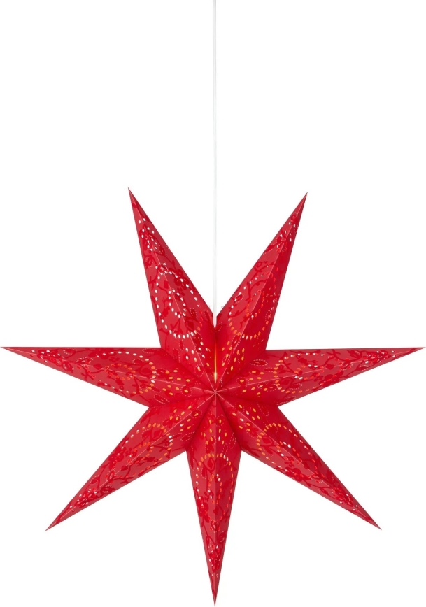 Markslöjd 700120 - Χριστουγεννιάτικη διακόσμηση ARATORP 1xE14/25W/230V, διάμ. 75 cm, κόκκινη