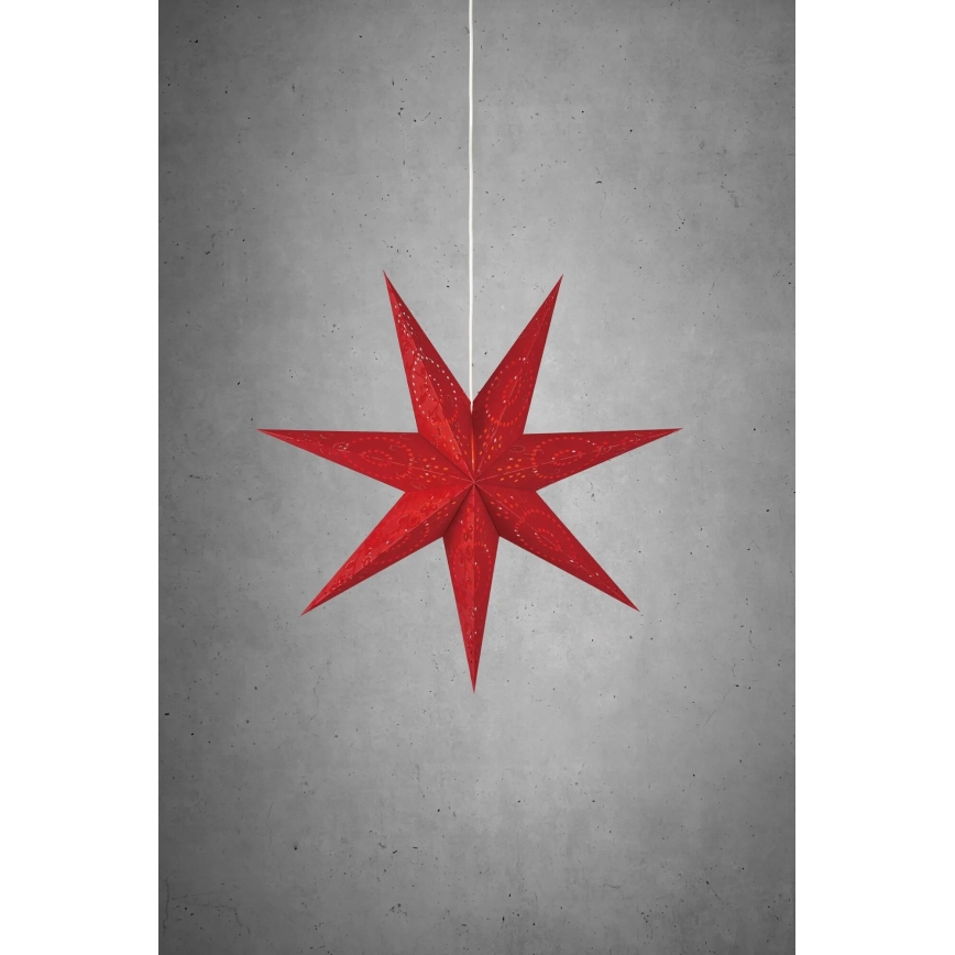 Markslöjd 700120 - Χριστουγεννιάτικη διακόσμηση ARATORP 1xE14/25W/230V, διάμ. 75 cm, κόκκινη