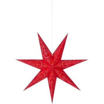 Markslöjd 700120 - Χριστουγεννιάτικη διακόσμηση ARATORP 1xE14/25W/230V, διάμ. 75 cm, κόκκινη