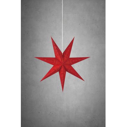 Markslöjd 700120 - Χριστουγεννιάτικη διακόσμηση ARATORP 1xE14/25W/230V, διάμ. 75 cm, κόκκινη