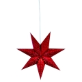 Markslöjd 700122 - Χριστουγεννιάτικη διακόσμηση SATURNUS 1xE14/25W/230V διάμετρος 45 cm κόκκινο