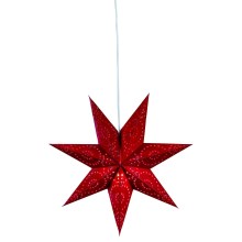 Markslöjd 700122 - Χριστουγεννιάτικη διακόσμηση SATURNUS 1xE14/25W/230V διάμετρος 45 cm κόκκινο