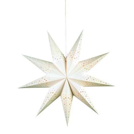 Markslöjd 700320 - Χριστουγεννιάτικη διακόσμηση SOLVALLA 1xE14/25W/230V λευκό 75 cm