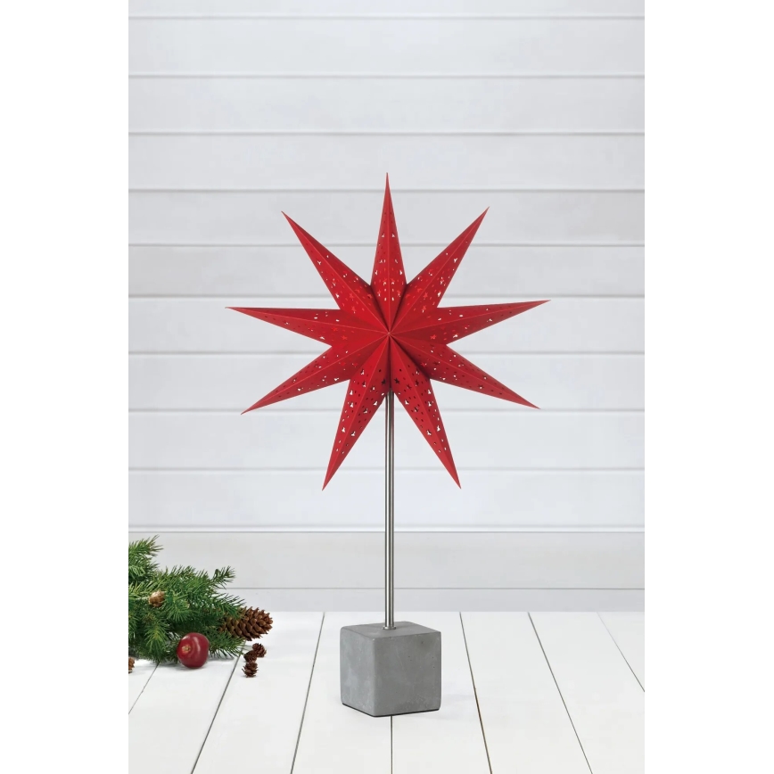 Markslöjd 702223 - Χριστουγεννιάτικη διακόσμηση HARD 1xE14/25W/230V κόκκινη