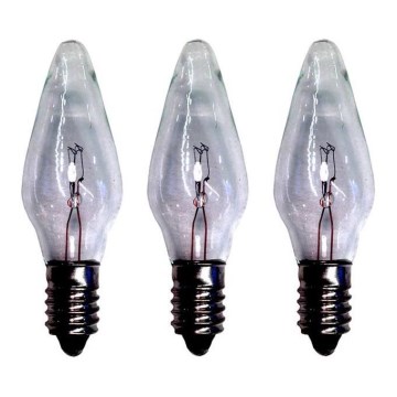 Markslöjd 702323 - ΣΕΤ 3x Heavy-duty Χριστουγεννιάτικος λαμπτήρας RESERVLAMPA E10/3W/55V