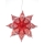 Markslöjd 702561 - Χριστουγεννιάτικη διακόσμηση HALL 1xE14/25W/230V κόκκινο 70 cm