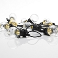 Markslöjd 703181 - LED Χριστουγεννιάτικα εξωτερικά λαμπάκια DAKKE 10xLED 7,5m IP44 ζεστό λευκό