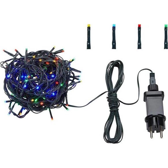 Markslöjd 703357 - LED Χριστουγεννιάτικη γιρλάντα εξωτερικού χώρου SKEN 120xLED 17m IP44 πολύχρωμη
