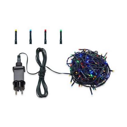 Markslöjd 703358 - LED χριστουγεννιάτικη γιρλάντα εξωτερικού χώρου SKEN 80xLED 13m IP44 πολύχρωμη