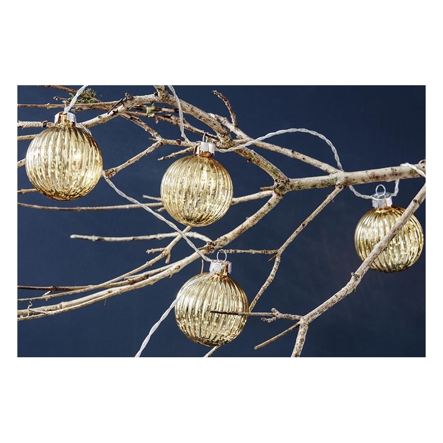 Markslöjd 703781 - Χριστουγεννιάτικα λαμπάκια LED BIGSOLO 10xLED/3xAA 1,65m θερμό λευκό