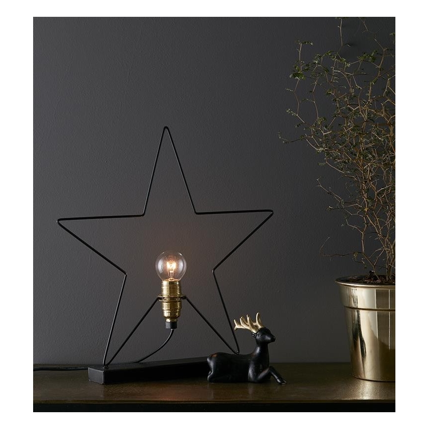 Markslöjd 703935 - Χριστουγεννιάτικη διακόσμηση RAPP 1xE14/25W/230V μαύρο