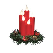 Markslöjd 704017 - Χριστουγεννιάτικο κερί LED HANNA 5xE10/0,06W/230V