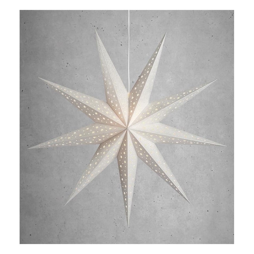 Markslöjd 704418 - Χριστουγεννιάτικη διακόσμηση SOLVALLA 1xE14/25W/230V ασήμι 100 cm