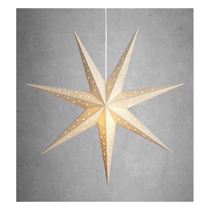 Markslöjd 704420 - Χριστουγεννιάτικη διακόσμηση SOLVALLA 1xE14/25W/230V χρυσαφί 75 cm