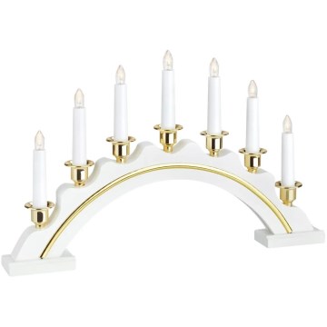 Markslöjd 704768 - LED χριστουγεννιάτικο κηροπήγιο CELINE LED/1,4W/230V πεύκο/λευκό