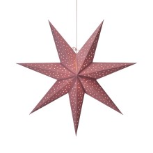 Markslöjd 704904 - Χριστουγεννιάτικη διακόσμηση CLARA 1xE14/6W/230V 75 cm ροζ