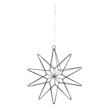 Markslöjd 705749 - LED Χριστουγεννιάτικη διακόσμηση GLEAM LED/0,6W/3xAA μαύρο