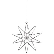 Markslöjd 705749 - Χριστουγεννιάτικη διακόσμηση LED GLEAM LED/0,6W/3xAA μαύρο
