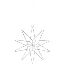 Markslöjd 705750 - Χριστουγεννιάτικη διακόσμηση LED GLEAM LED/0,6W/3xAA ασήμι