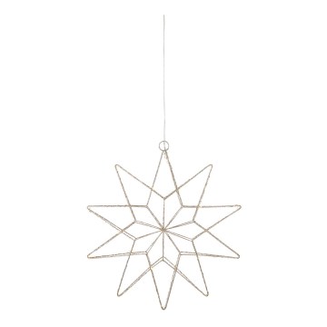 Markslöjd 705751 - Χριστουγεννιάτικο διακοσμητικό LED GLEAM LED/0,6W/3xAA χρυσό