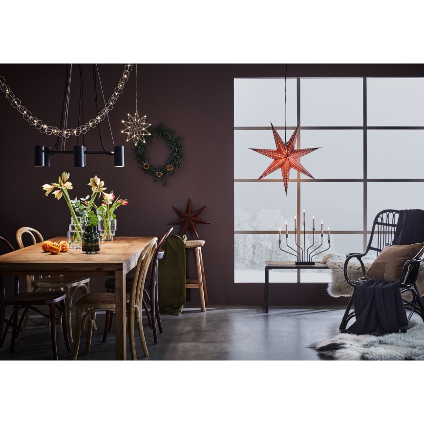 Markslöjd 705753 - Διακοσμητική φωτεινή αλυσίδα LED SERVE LED/3xAA 1,9m ασημί